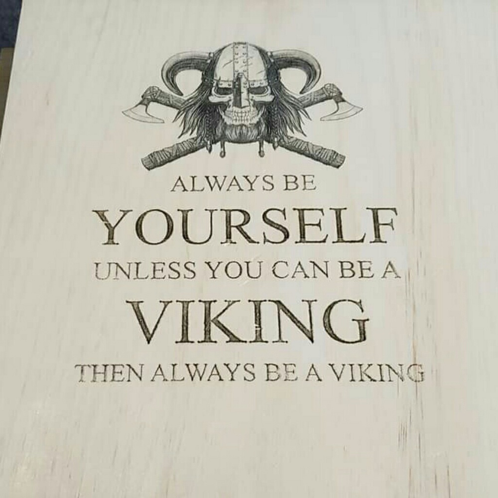 Viking wall hanger
